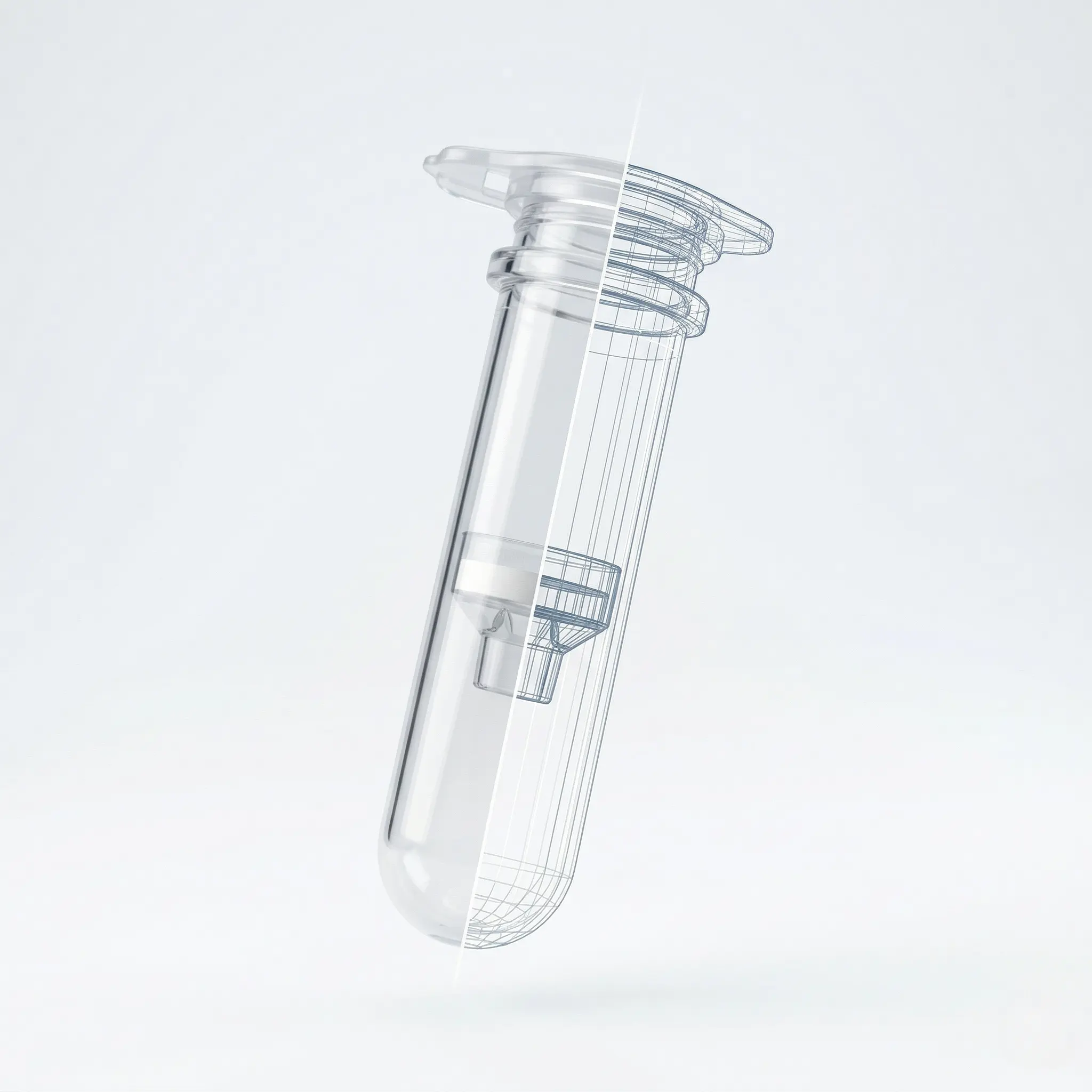 RiboSpin spin column, cutaway view